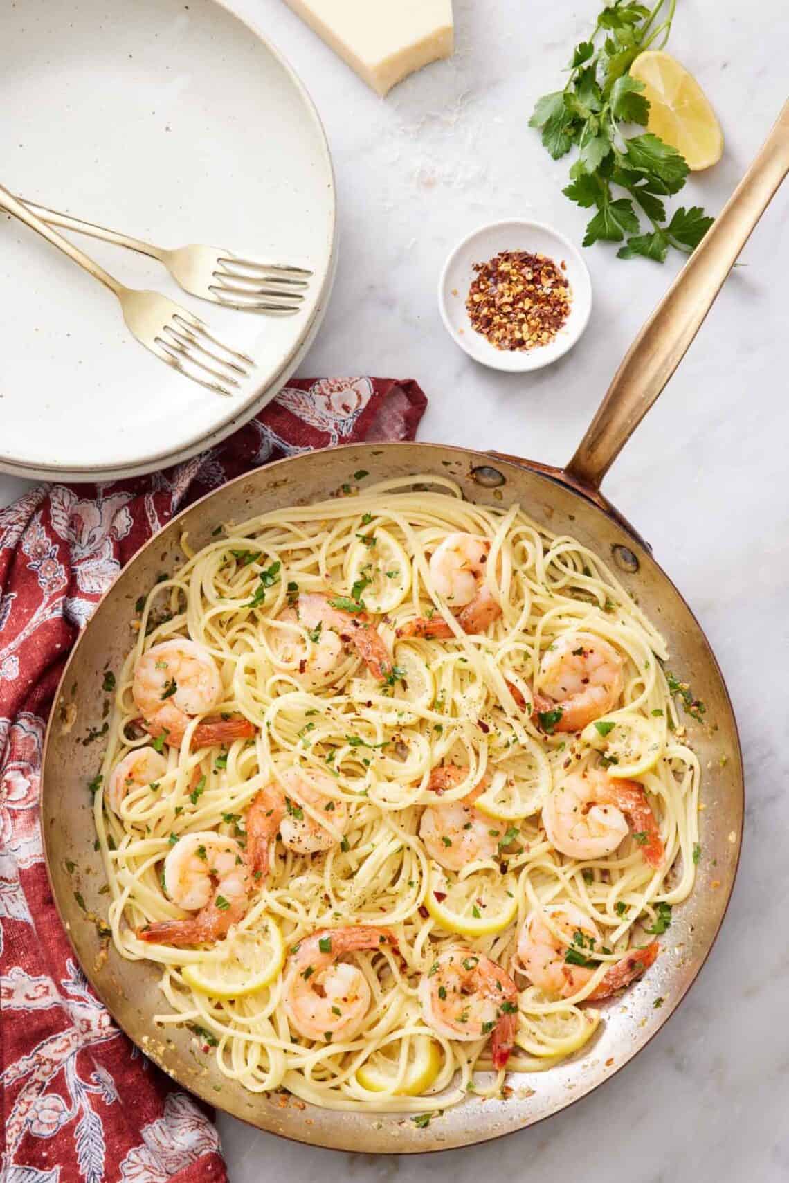Shrimp Linguine Recipe - Preppy Kitchen