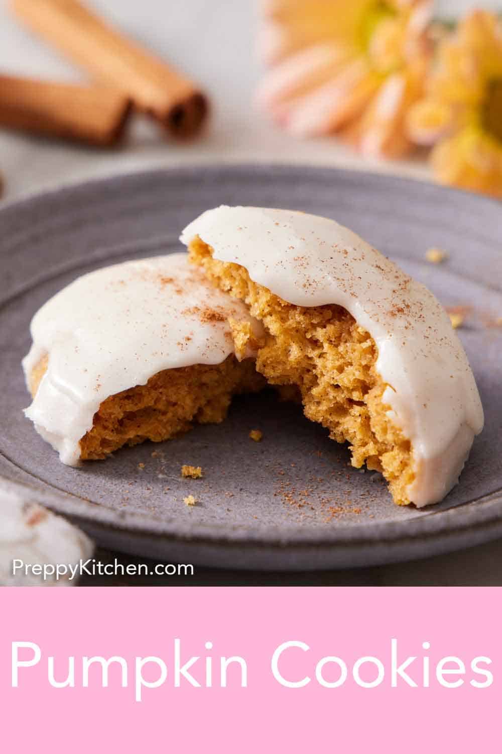 Soft Pumpkin Cookies Recipe - Preppy Kitchen