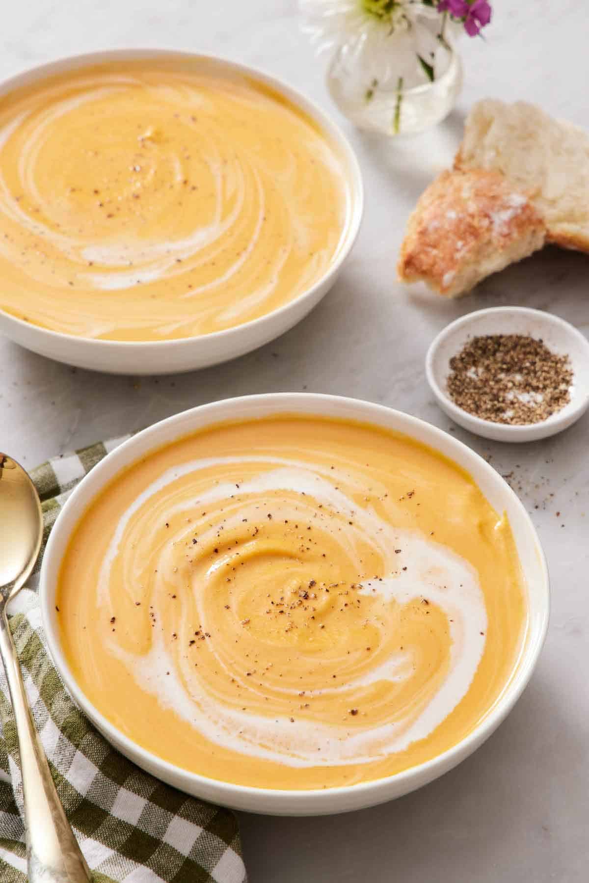 Sweet Potato Soup Recipe - Preppy Kitchen