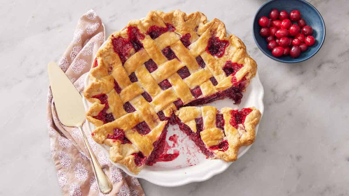 Cranberry pie recept