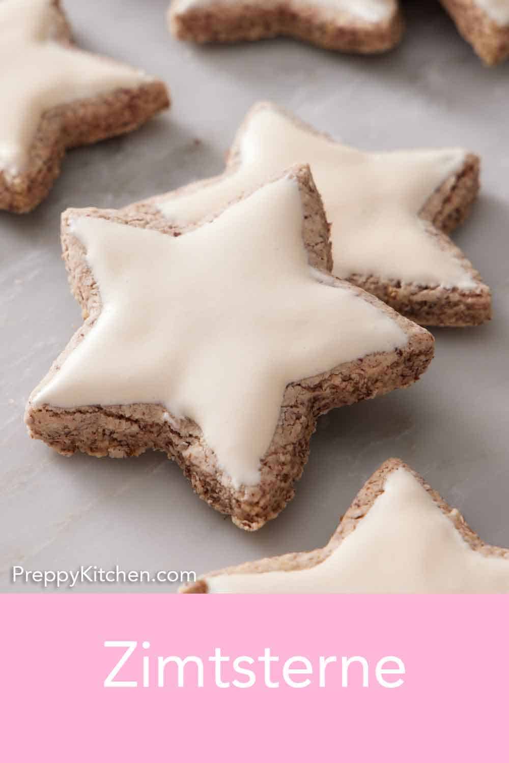 Zimtsterne (German Cinnamon Star Cookies) - Preppy Kitchen Zimtsterne (German Cinnamon Star Cookies) - Preppy Kitchen