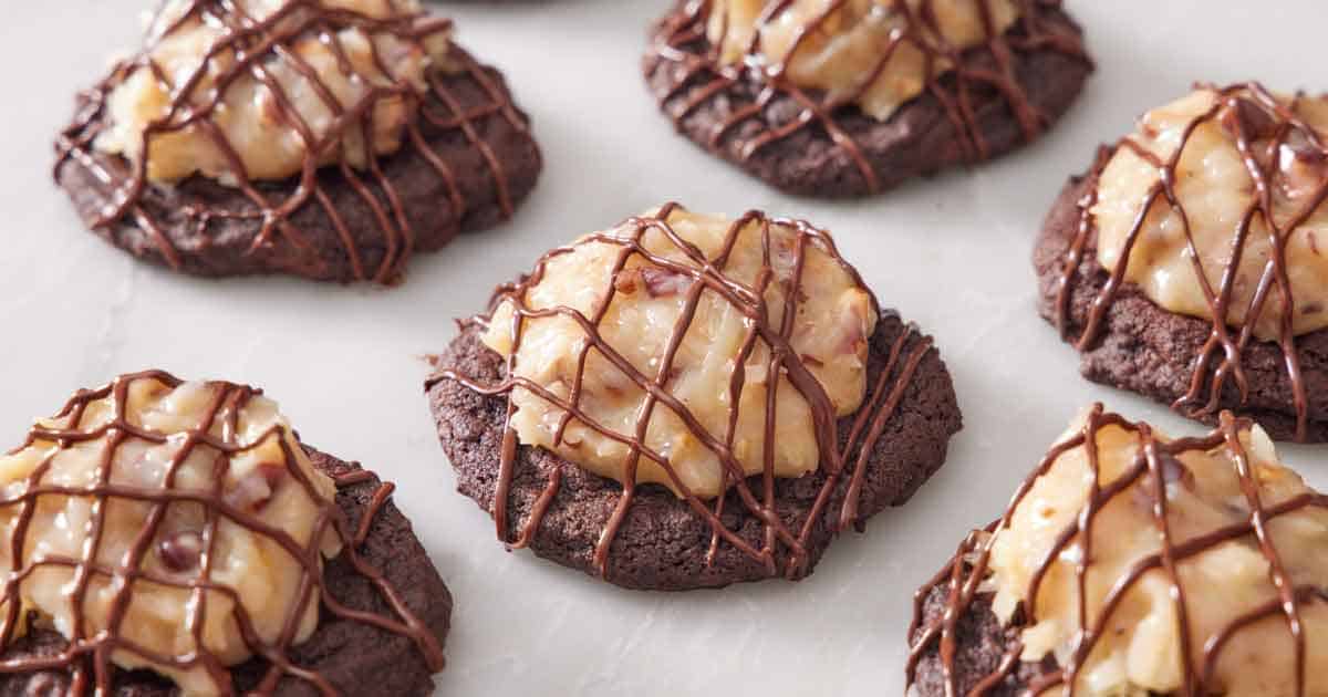 German Chocolate Cookies Recipe - Preppy Kitchen