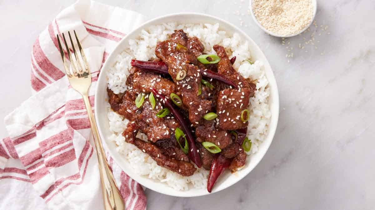 La ricetta della carne di manzo mongola