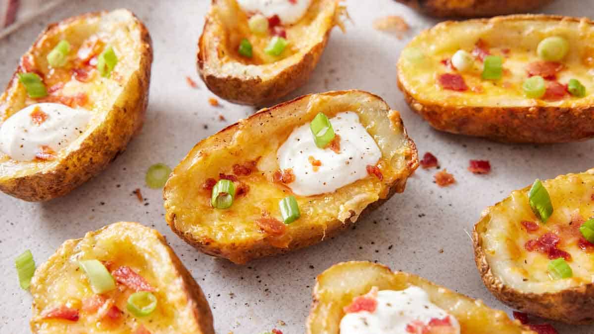 Air Fryer Potato Skins Recipe