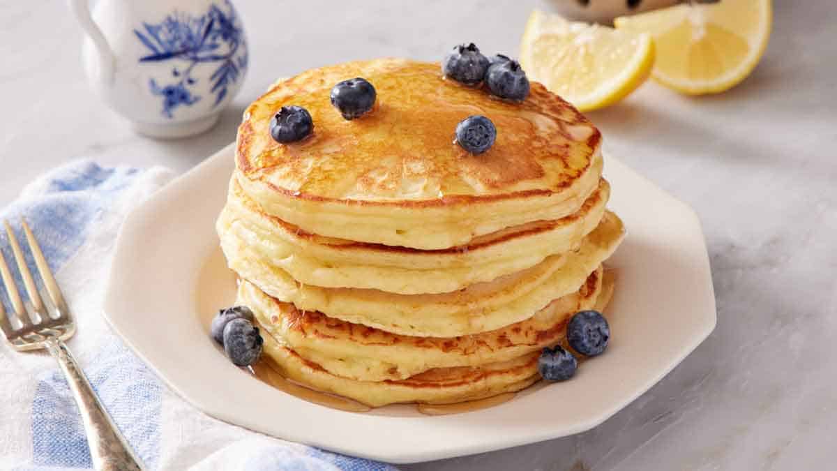 Lemon Ricotta Pancakes Recipe-image