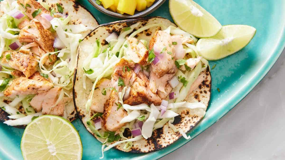 Salmon Tacos Recipe Preppy Kitchen Salmon Tacos Recipe Card