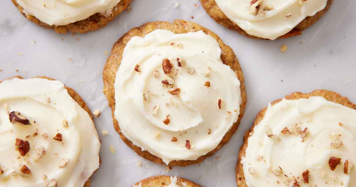 Carrot Cake Cookies - Preppy Kitchen