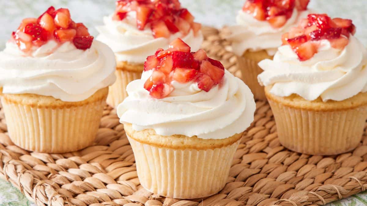 Strawberry Shortcake Cupcakes Recipe