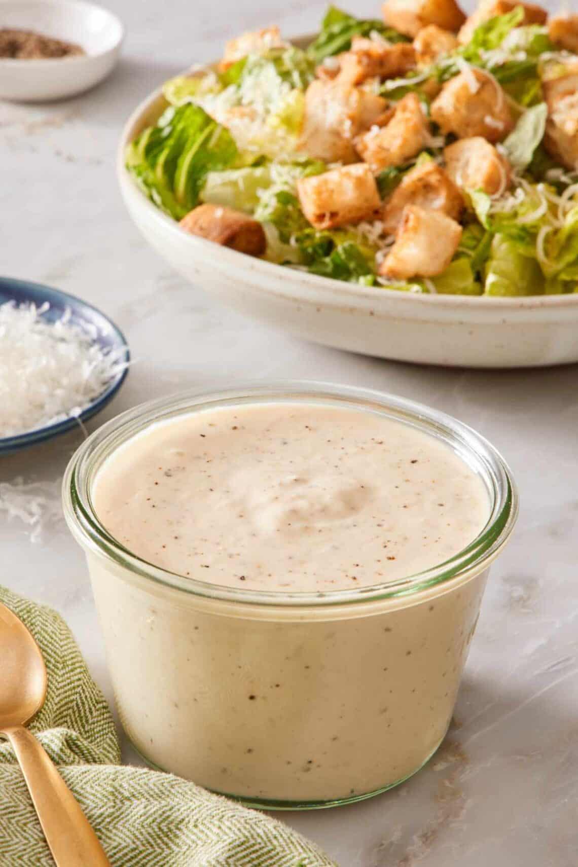 Homemade Caesar Salad Dressing - Preppy Kitchen
