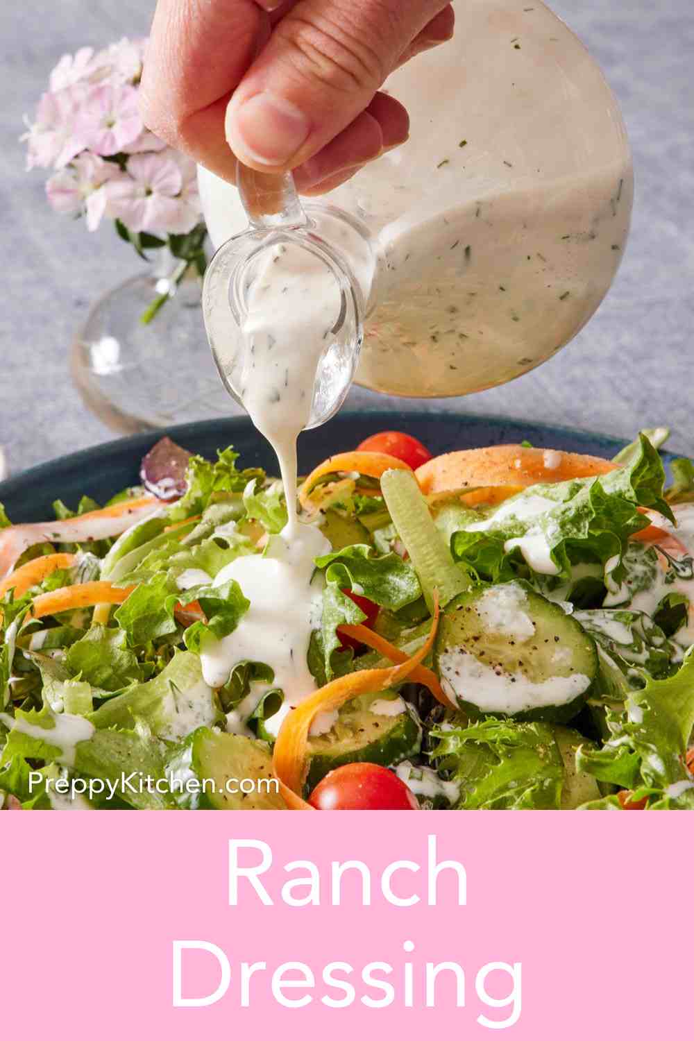 Mini Ranch Dressing Homemade Ranch Dressing Recipe - Preppy Kitchen
