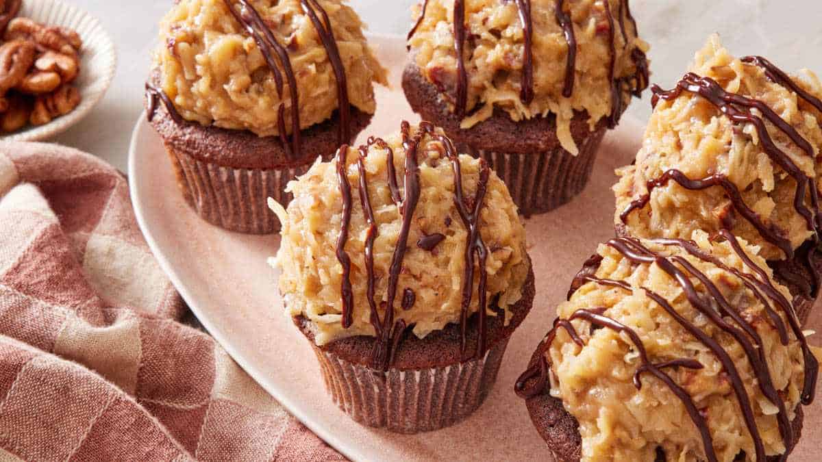 German Chocolate Cupcakes Recipe-image