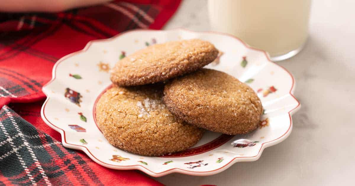 The Best Gingersnap Cookies (Chewy!) - Preppy Kitchen