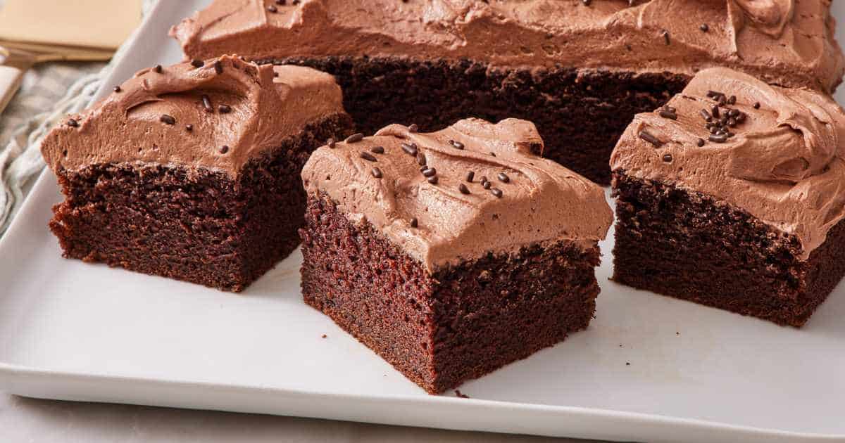 Best Chocolate Sheet Cake - Preppy Kitchen